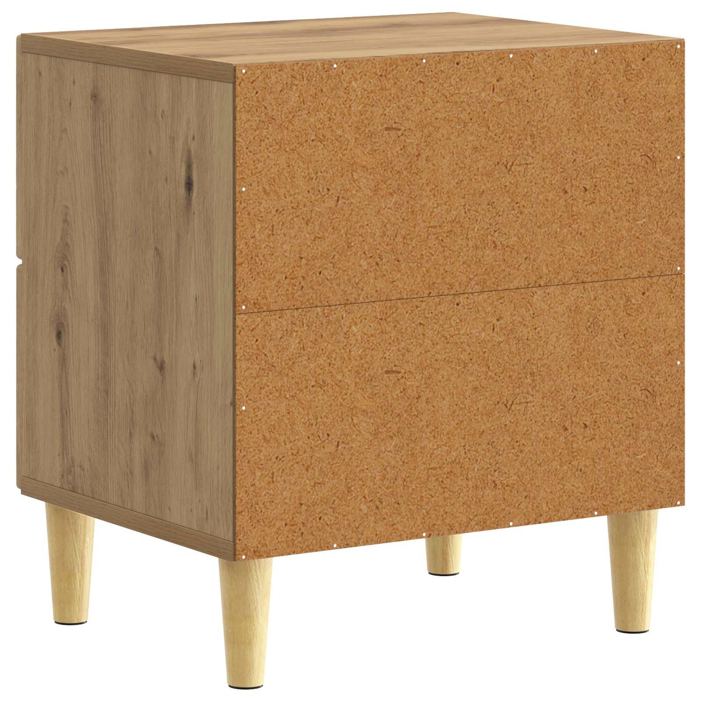 vidaXL Κομοδίνο Artisan Δρυς 43 x 34,5 x 48 εκ Επεξεργασμένο Ξύλο