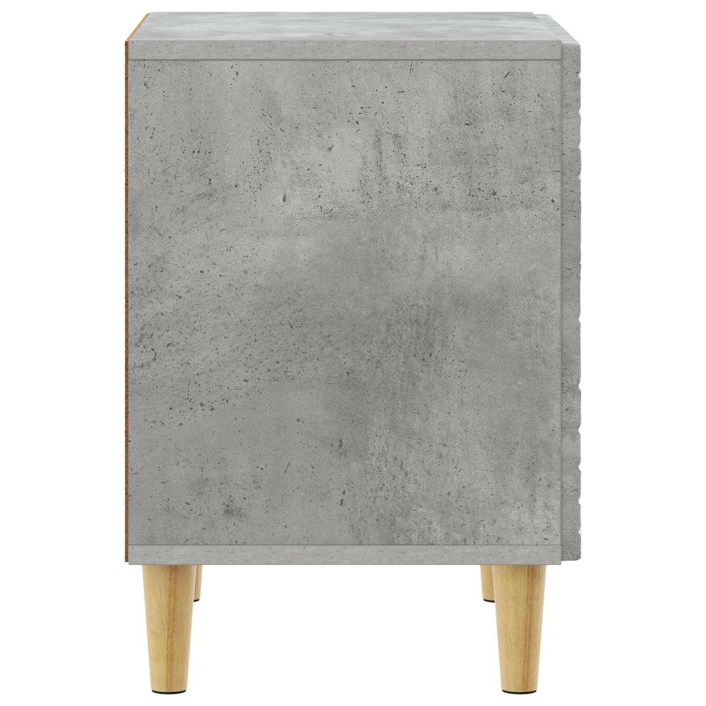 vidaXL Κομοδίνο Γκρι Σκυροδέματος 43 x 34,5 x 50 εκ Επεξεργασμένο Ξύλο