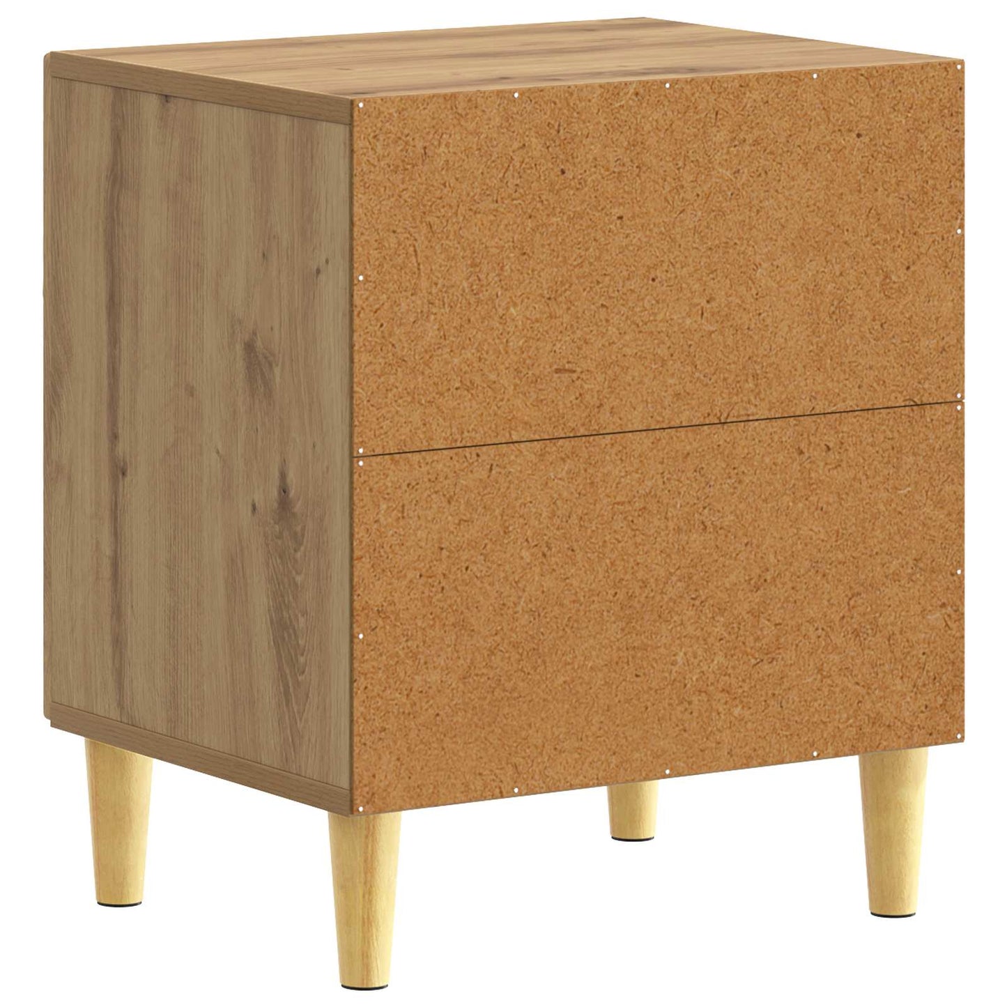 vidaXL Κομοδίνο Artisan Δρυς 43 x 34,5 x 50 εκ Επεξεργασμένο Ξύλο