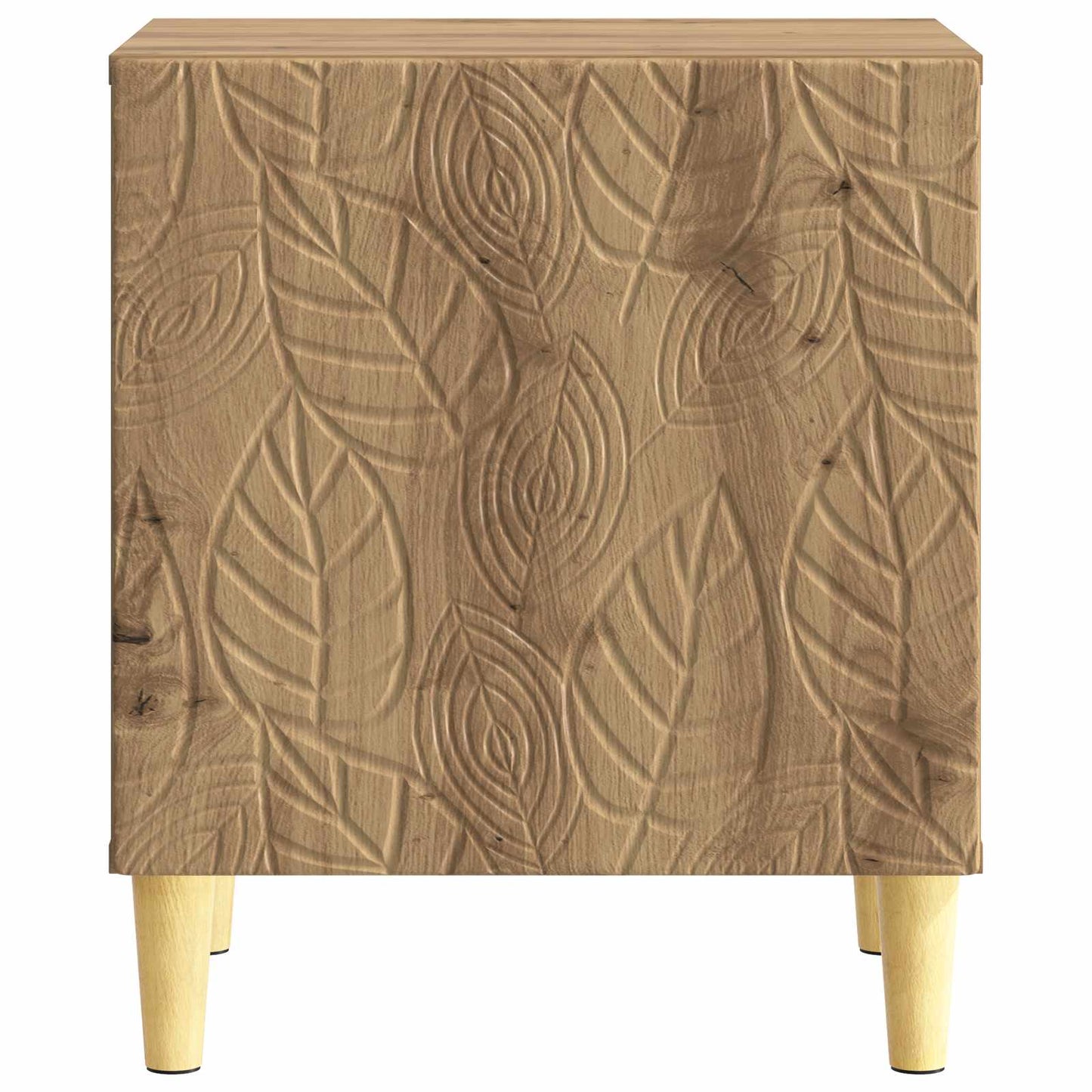 vidaXL Κομοδίνο Artisan Δρυς 43 x 34,5 x 50 εκ Επεξεργασμένο Ξύλο
