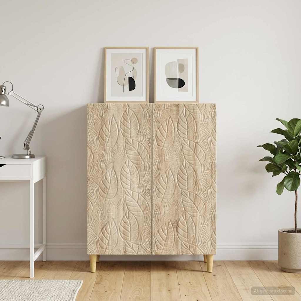 vidaXL Πλαϊνό γραφείο Sonoma Δρυς 66 x 34,5 x 90 εκ Επεξεργασμένο Ξύλο