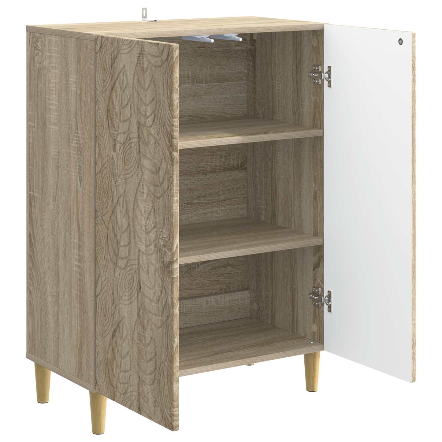 vidaXL Πλαϊνό γραφείο Sonoma Δρυς 66 x 34,5 x 90 εκ Επεξεργασμένο Ξύλο
