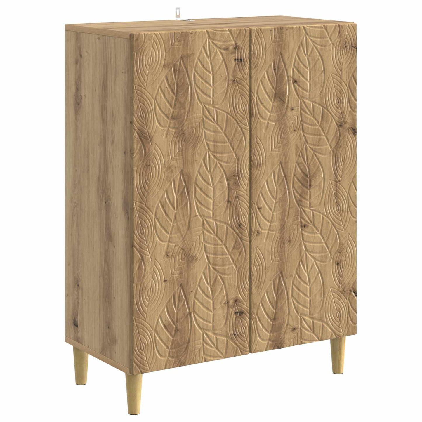 vidaXL Πλαϊνό γραφείο Artisan Δρυς 66 x 34,5 x 90 εκ