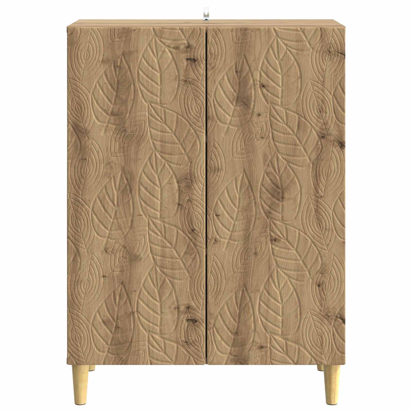 vidaXL Πλαϊνό γραφείο Artisan Δρυς 66 x 34,5 x 90 εκ