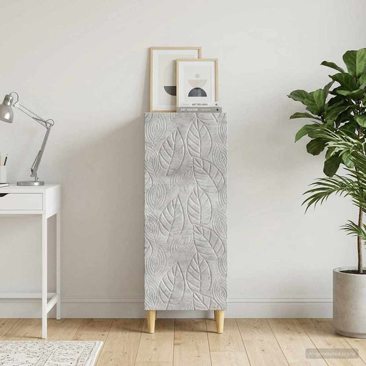 vidaXL Πλαϊνό γραφείο Γκρι Σκυροδέματος 33 x 34,5 x 90 εκ