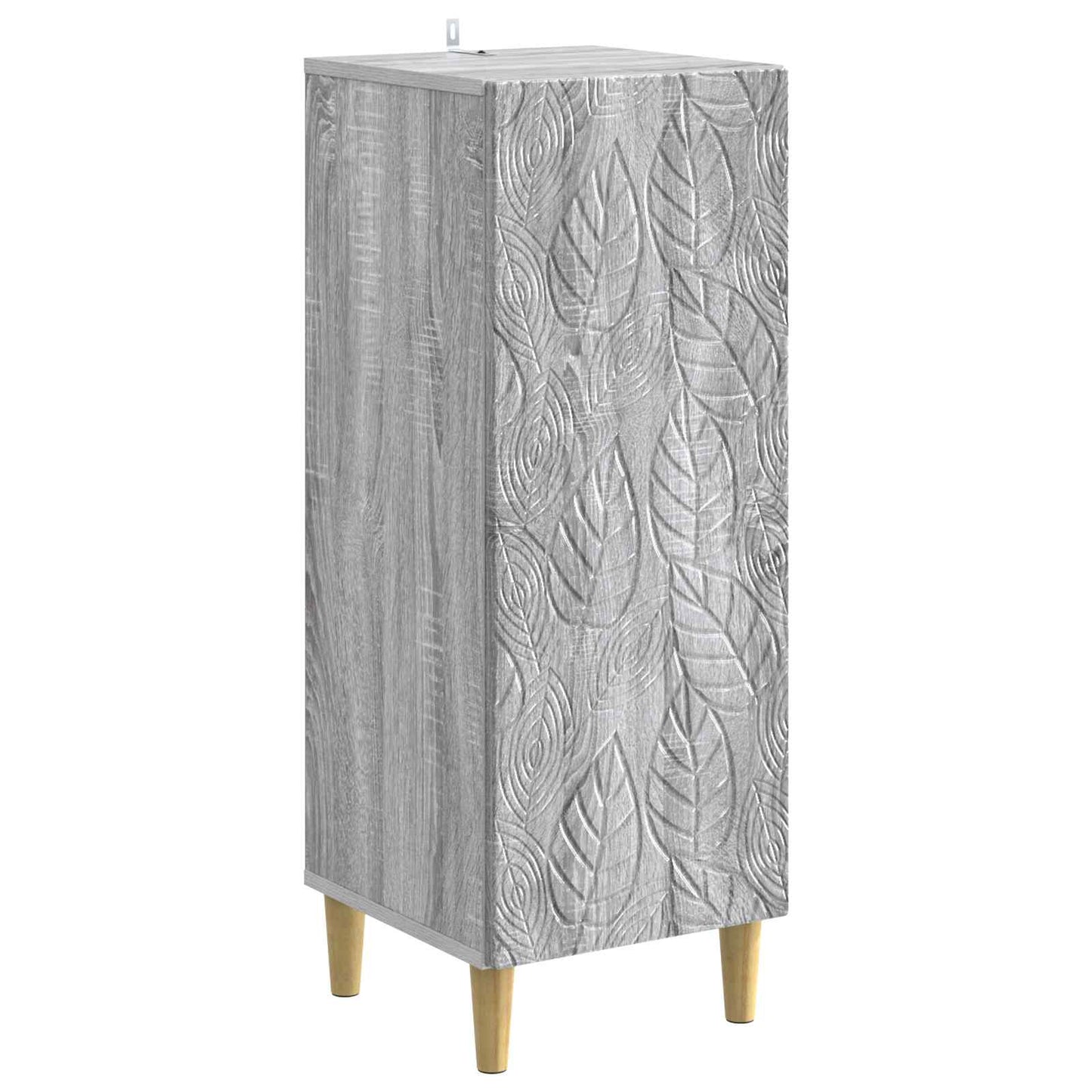 vidaXL Πλαϊνό γραφείο Γκρι Sonoma 33 x 34,5 x 90 εκ Επεξεργασμένο Ξύλο