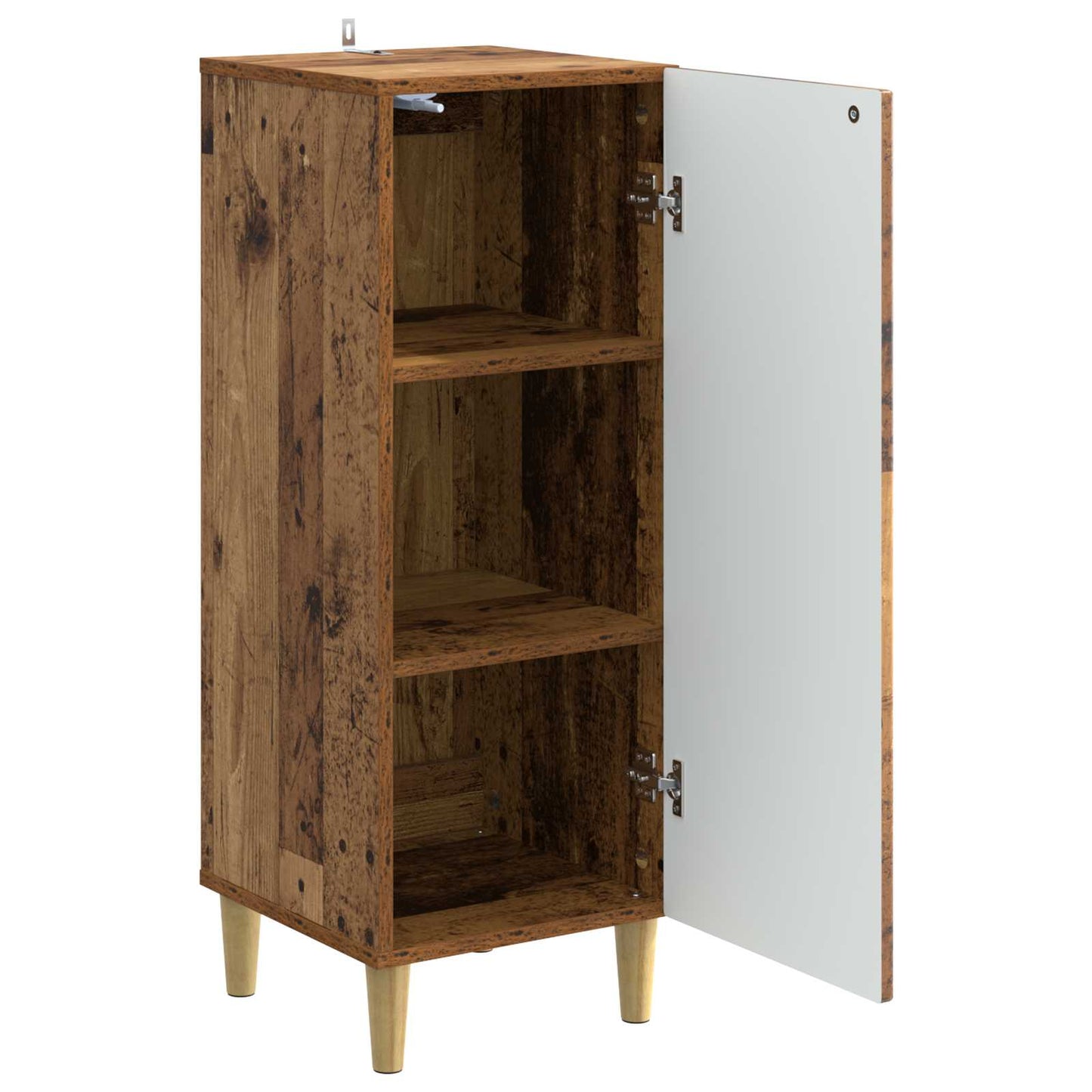 vidaXL Πλαϊνό γραφείο Παλαιωμένο ξύλο 33 x 34,5 x 90 εκ
