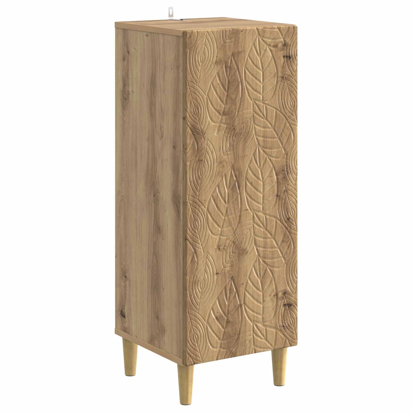 vidaXL Πλαϊνό γραφείο Artisan Δρυς 33 x 34,5 x 90 εκ