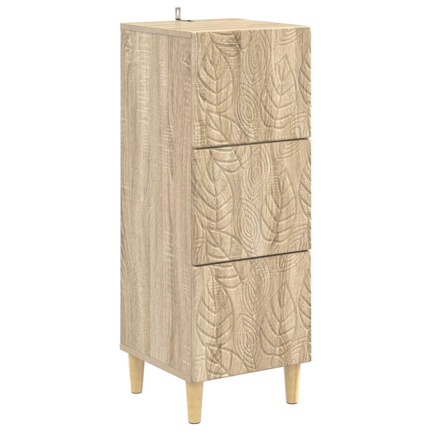 vidaXL Ντουλάπι με Συρτάρια 33 x 34,5 x 90 εκ Επεξεργασμένο Ξύλο