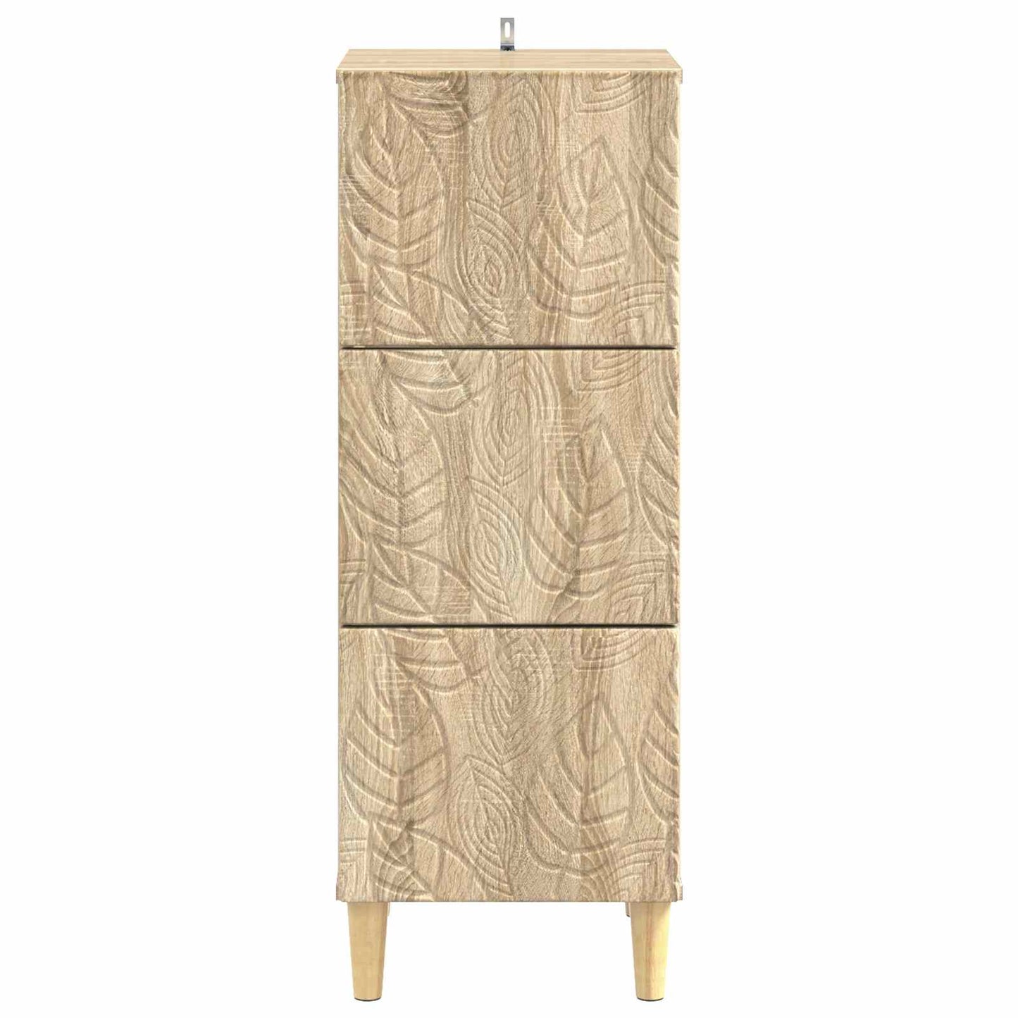 vidaXL Ντουλάπι με Συρτάρια 33 x 34,5 x 90 εκ Επεξεργασμένο Ξύλο