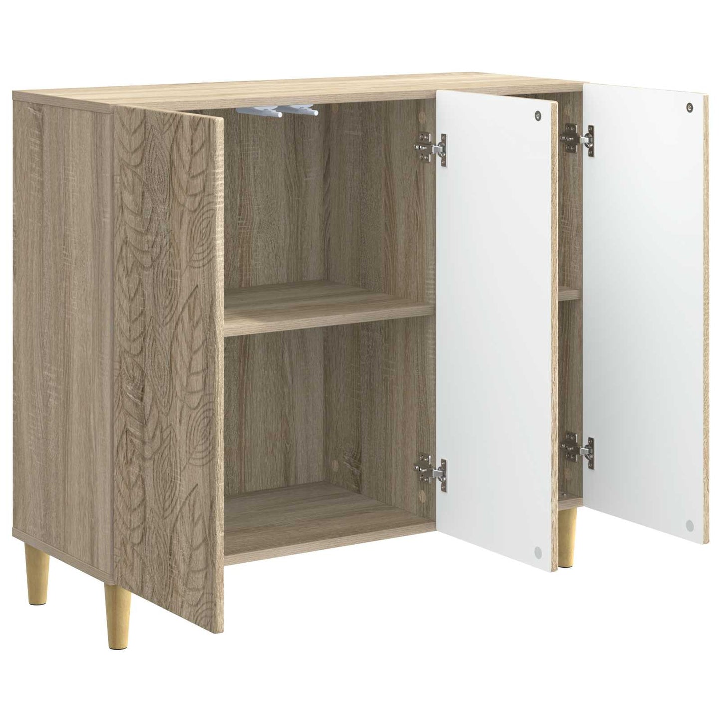 vidaXL Πλαϊνό γραφείο Sonoma Δρυς 89 x 34,5 x 80 εκ Επεξεργασμένο Ξύλο