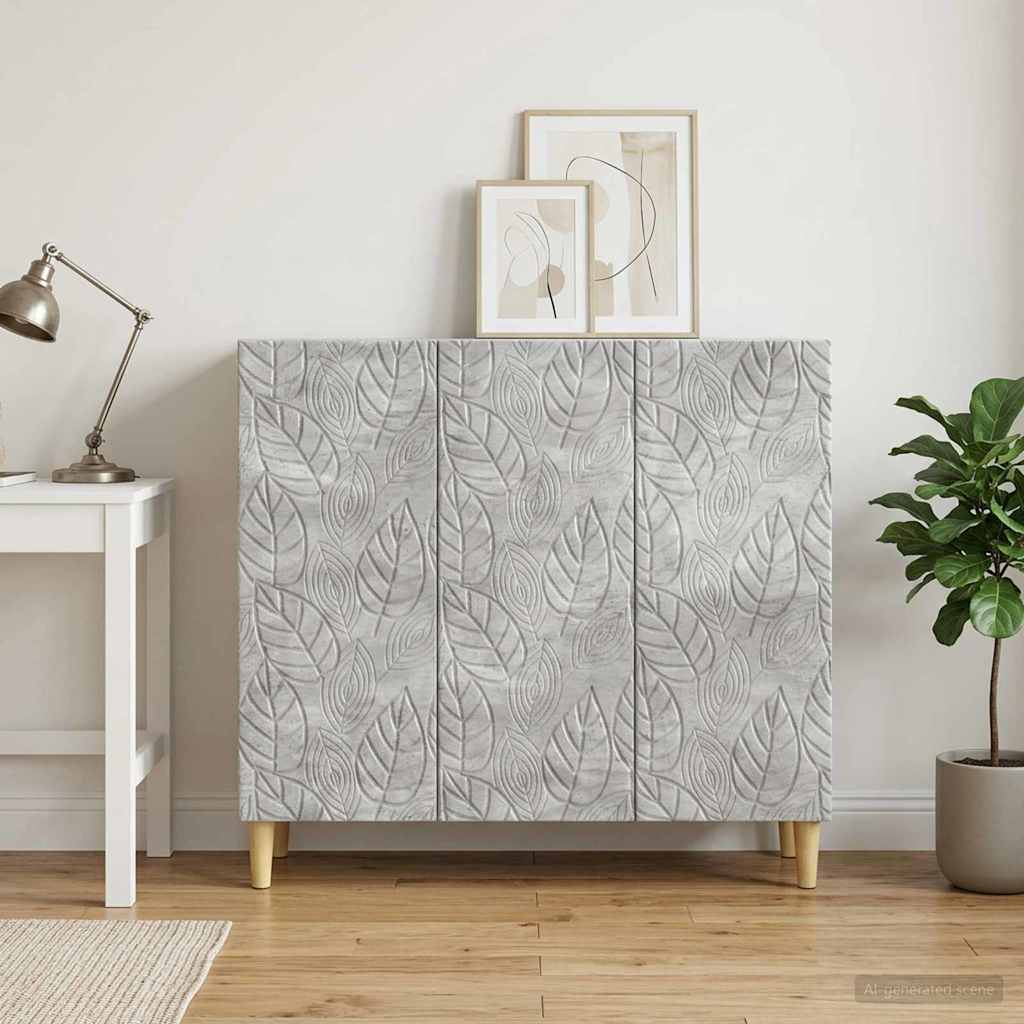 vidaXL Πλαϊνό γραφείο Γκρι Σκυροδέματος 89 x 34,5 x 80 εκ