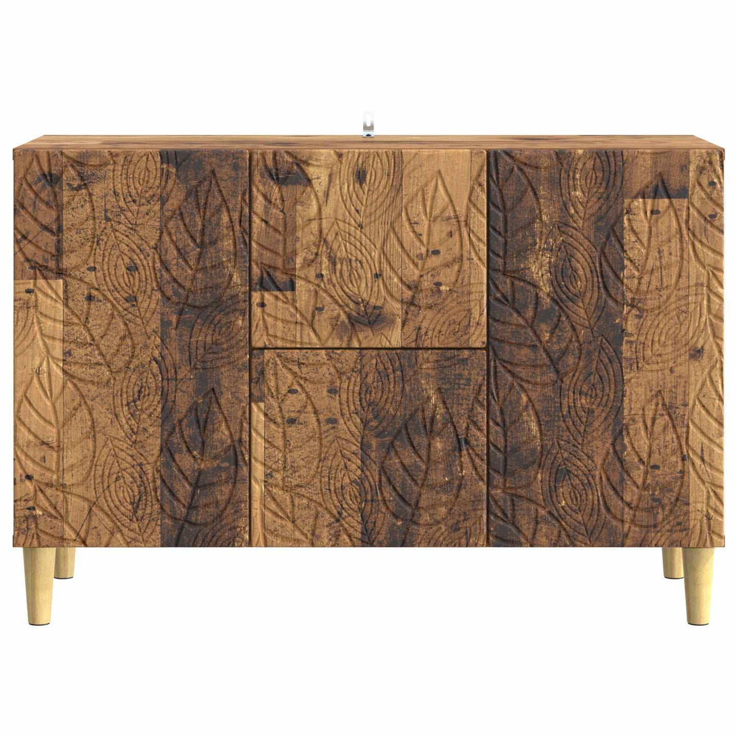 vidaXL Πλαϊνό γραφείο Παλαιωμένο ξύλο 89 x 34,5 x 60 εκ.