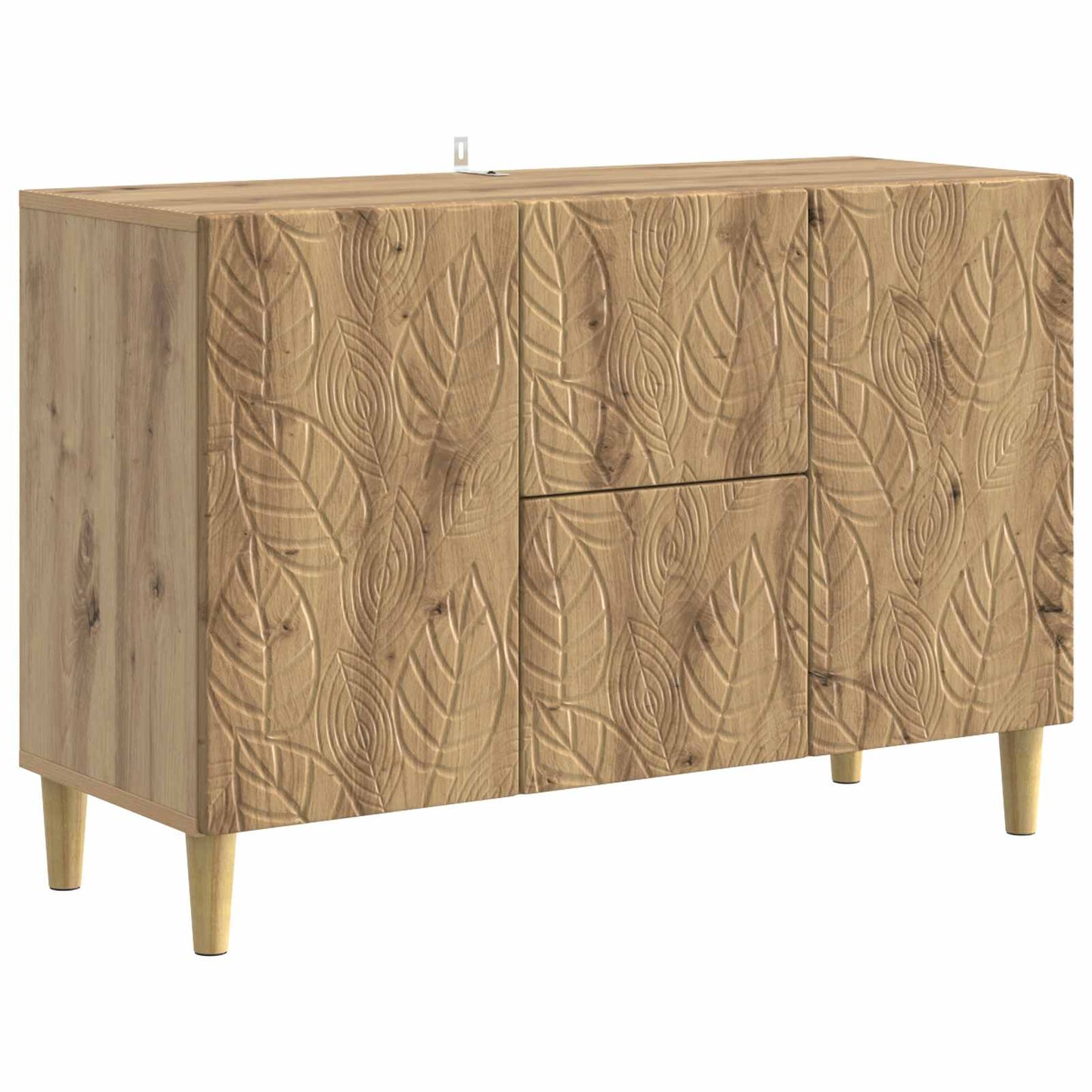 vidaXL Πλαϊνό γραφείο Artisan Δρυς 89 x 34,5 x 60 εκ.