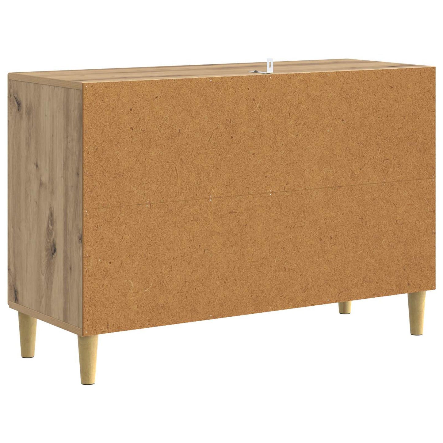 vidaXL Πλαϊνό γραφείο Artisan Δρυς 89 x 34,5 x 60 εκ.