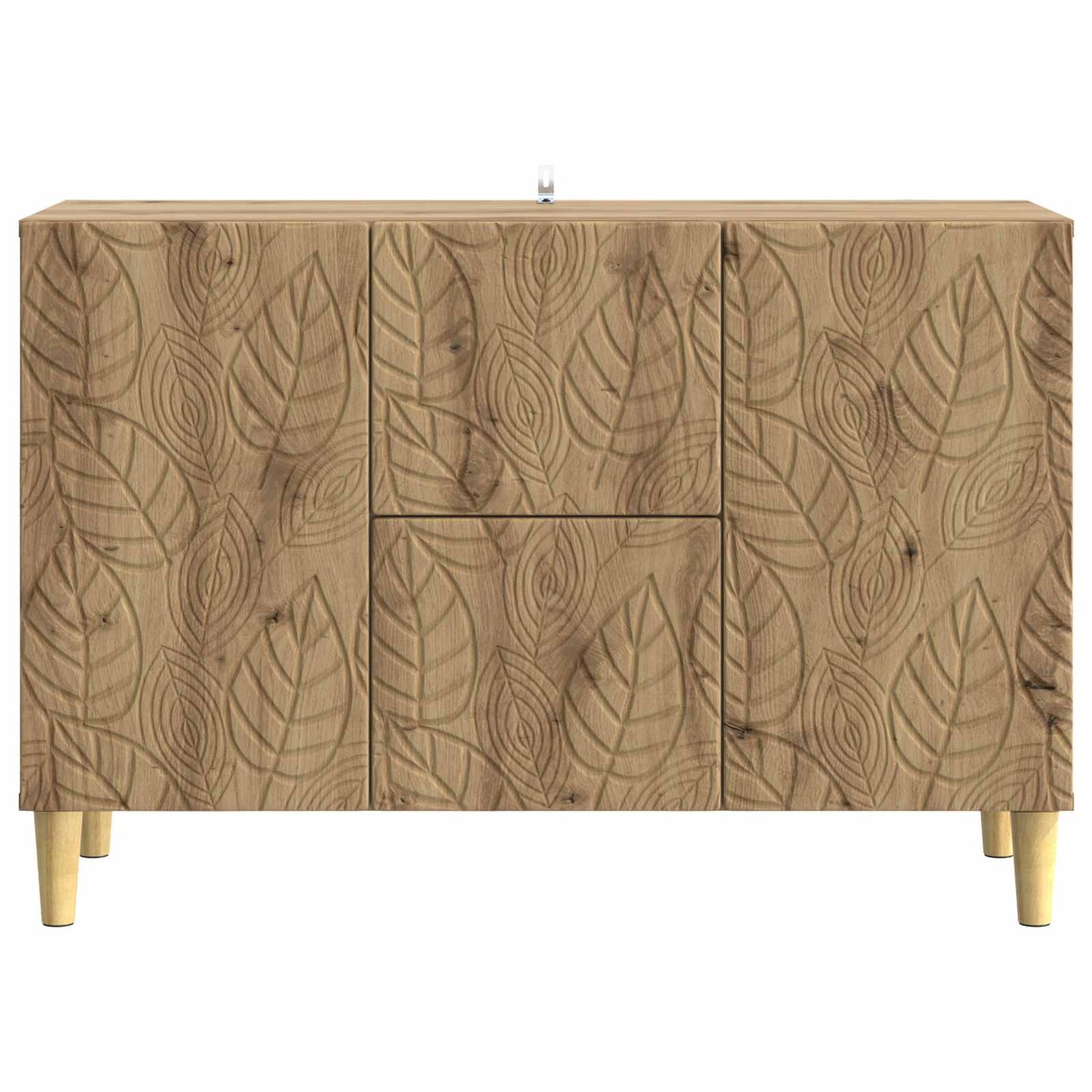 vidaXL Πλαϊνό γραφείο Artisan Δρυς 89 x 34,5 x 60 εκ.