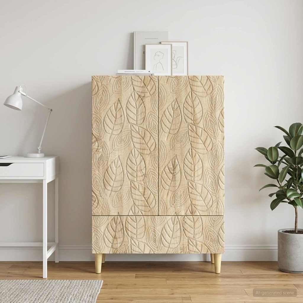 vidaXL Πλαϊνό γραφείο Sonoma Δρυς 66 x 34,5 x 95 εκ.