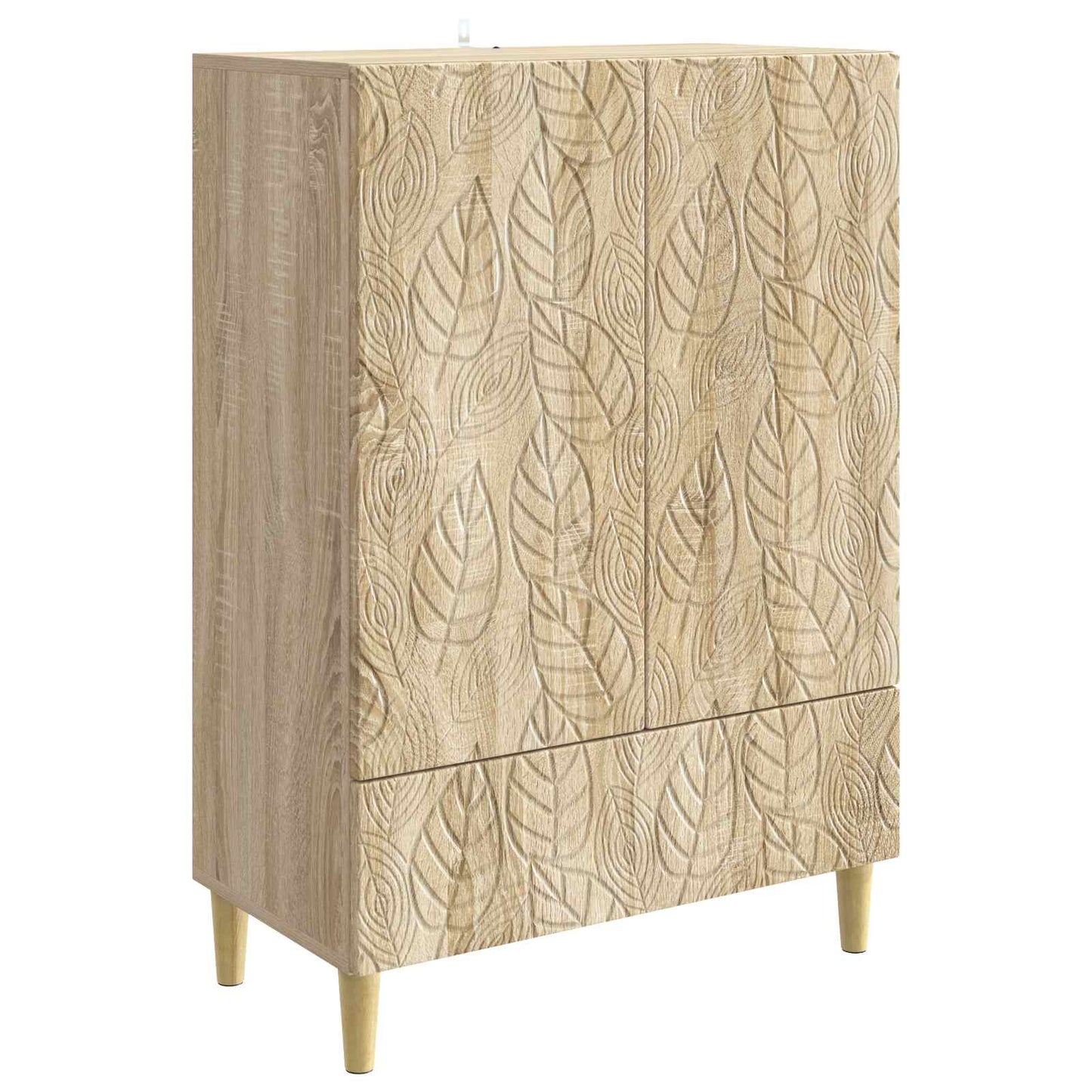 vidaXL Πλαϊνό γραφείο Sonoma Δρυς 66 x 34,5 x 95 εκ.