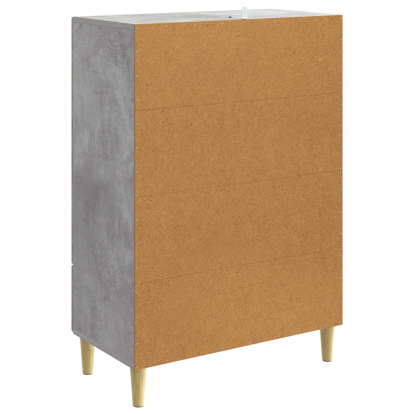 vidaXL Πλαϊνό γραφείο Γκρι Σκυροδέματος 66 x 34,5 x 95 εκ.
