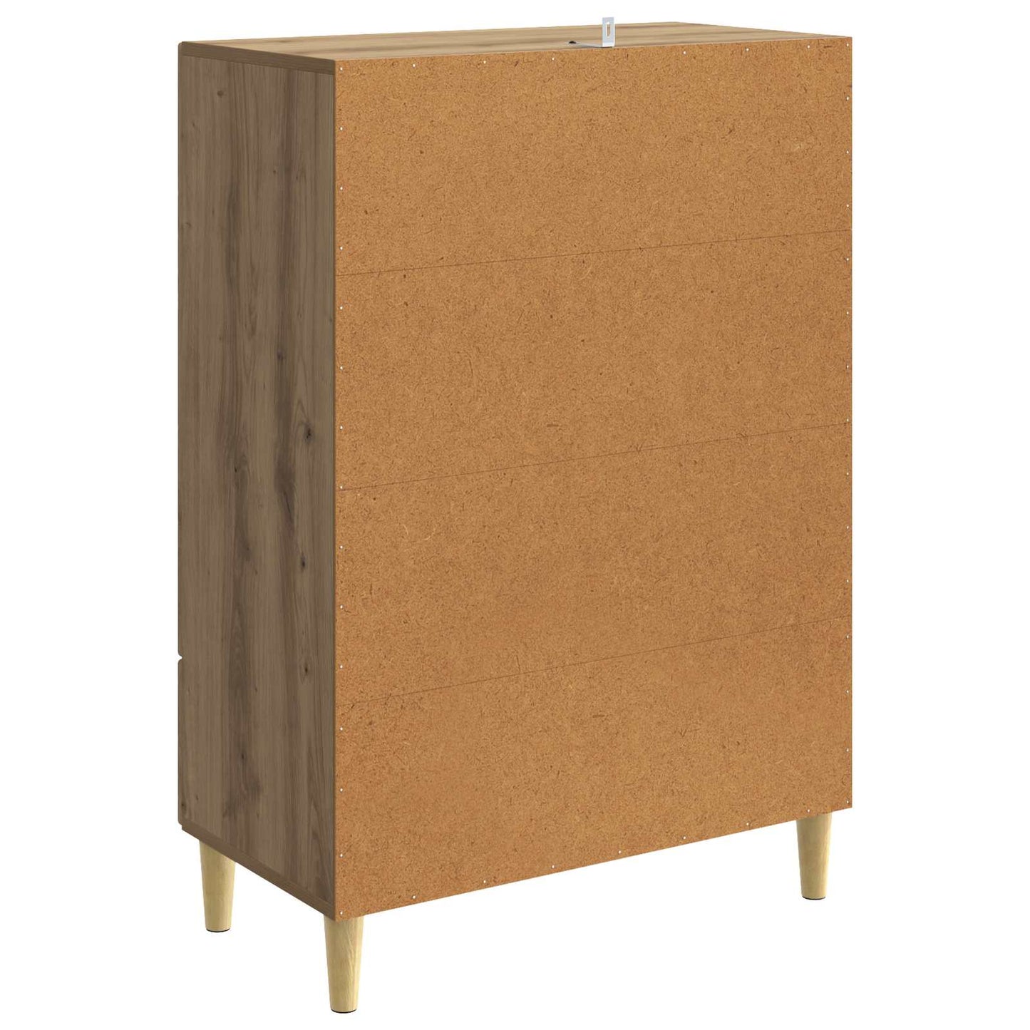 vidaXL Πλαϊνό γραφείο Artisan Δρυς 66 x 34,5 x 95 εκ.