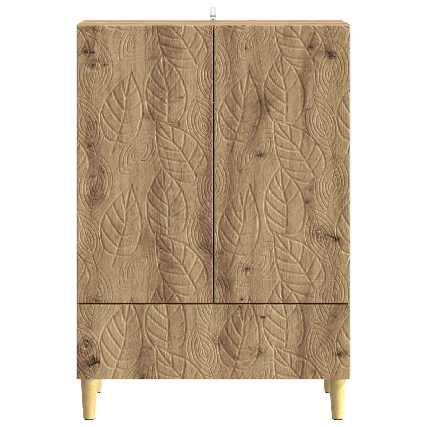 vidaXL Πλαϊνό γραφείο Artisan Δρυς 66 x 34,5 x 95 εκ.