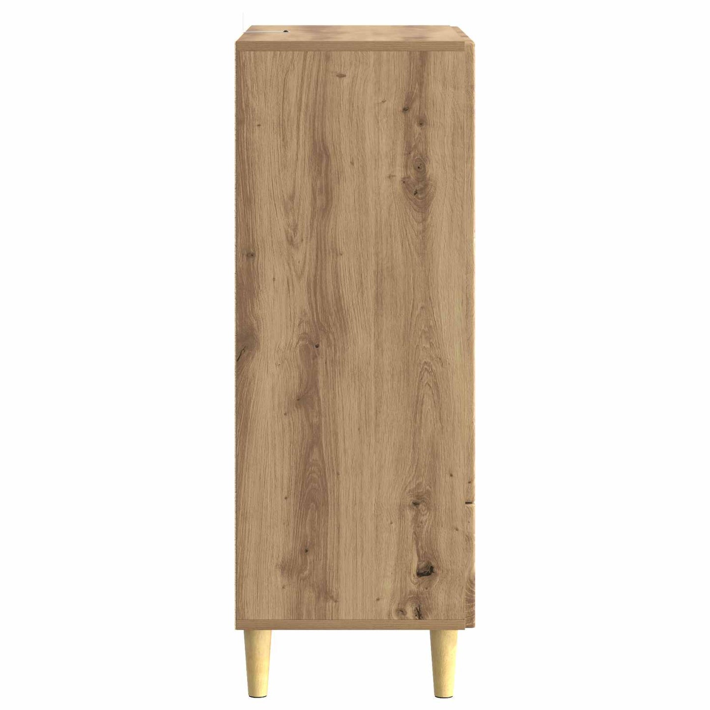 vidaXL Πλαϊνό γραφείο Artisan Δρυς 66 x 34,5 x 95 εκ.