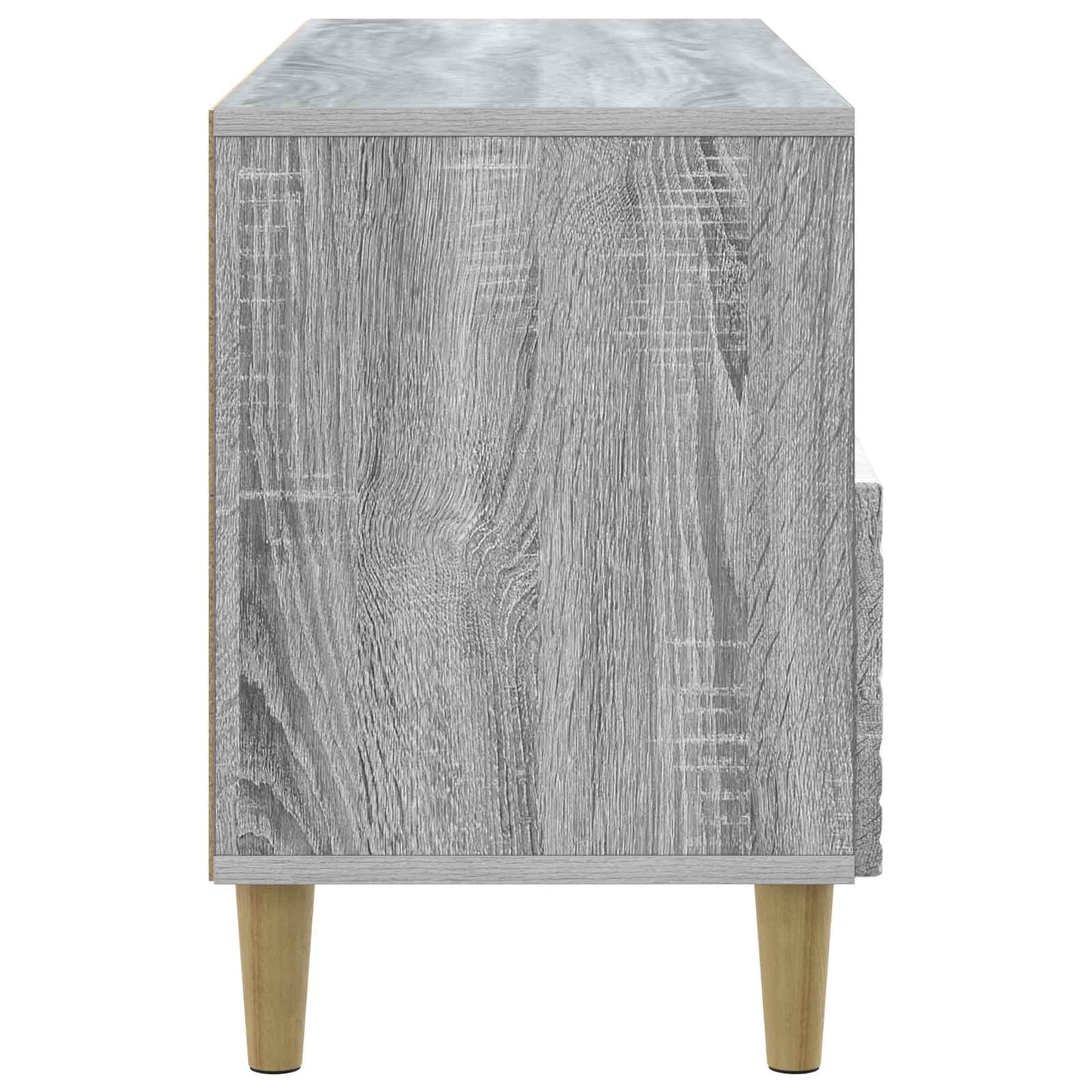vidaXL Ντουλάπι TV 102 x 34,5 x 50 εκ. Γκρι Sonoma Επεξεργασμένο Ξύλο