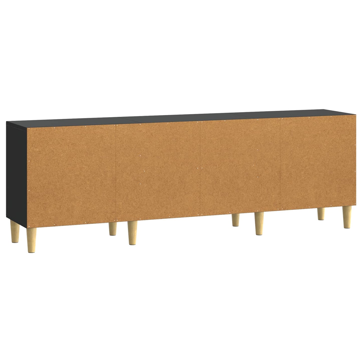 vidaXL Ντουλάπι TV 150 x 31 x 50 εκ. Μαύρο Επεξεργασμένο Ξύλο