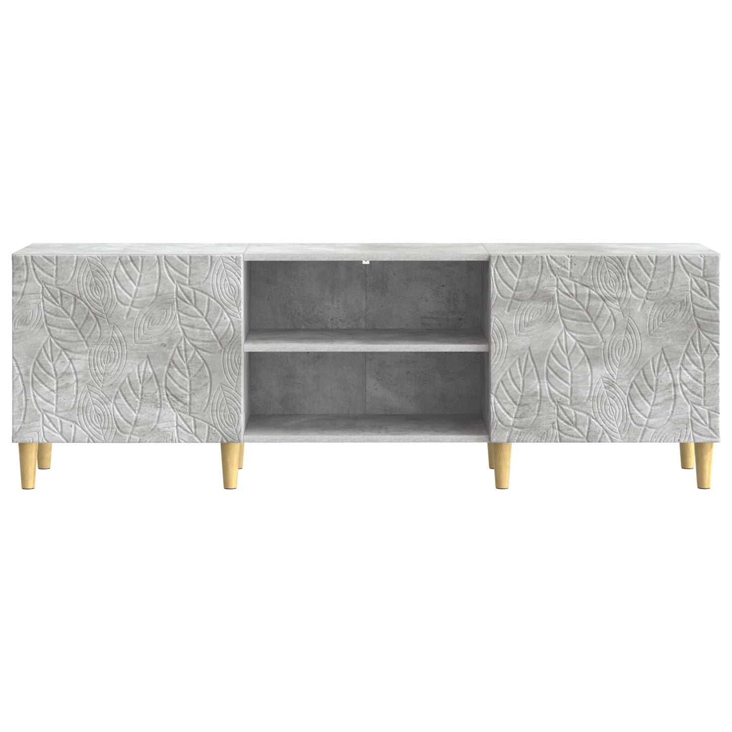 vidaXL Ντουλάπι TV 150 x 31 x 50 εκ. Γκρι Σκυροδέματος