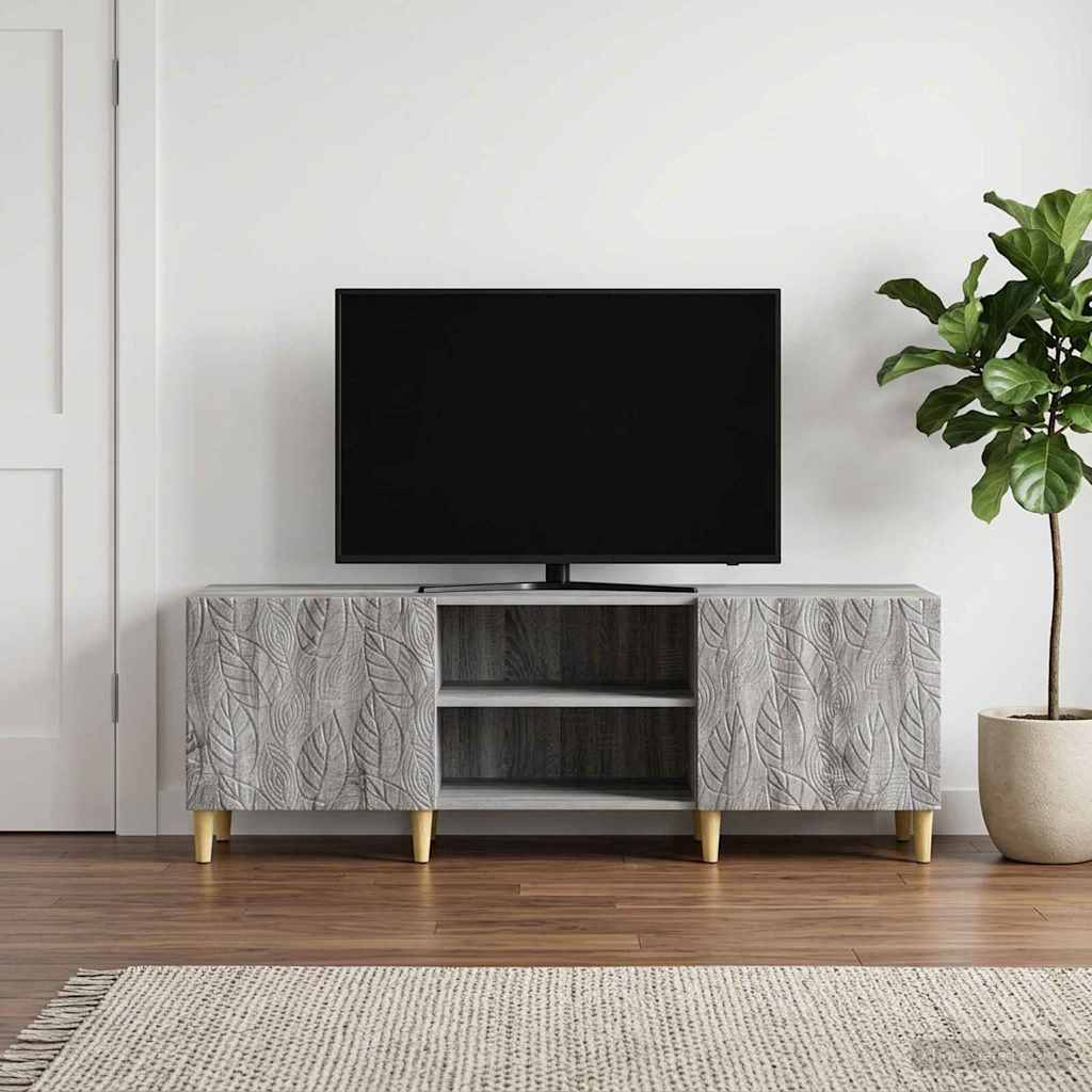 vidaXL Ντουλάπι TV 150 x 31 x 50 εκ. Γκρι Sonoma Επεξεργασμένο Ξύλο