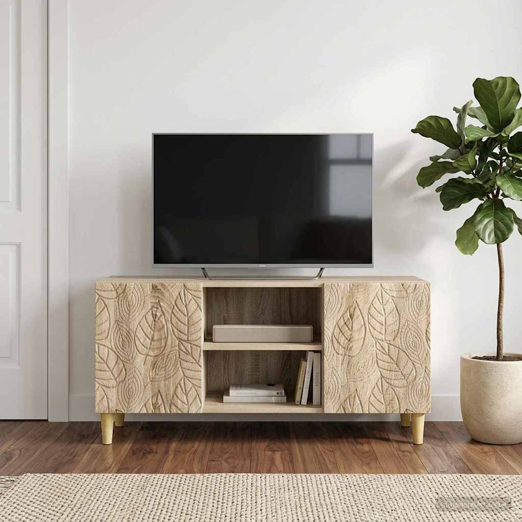 vidaXL Ντουλάπι TV 102 x 34,5 x 50 εκ. Sonoma Δρυς Επεξεργασμένο Ξύλο