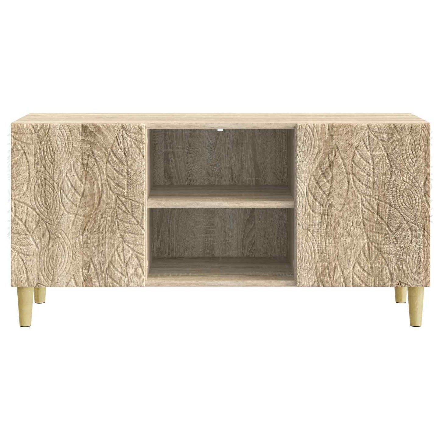 vidaXL Ντουλάπι TV 102 x 34,5 x 50 εκ. Sonoma Δρυς Επεξεργασμένο Ξύλο