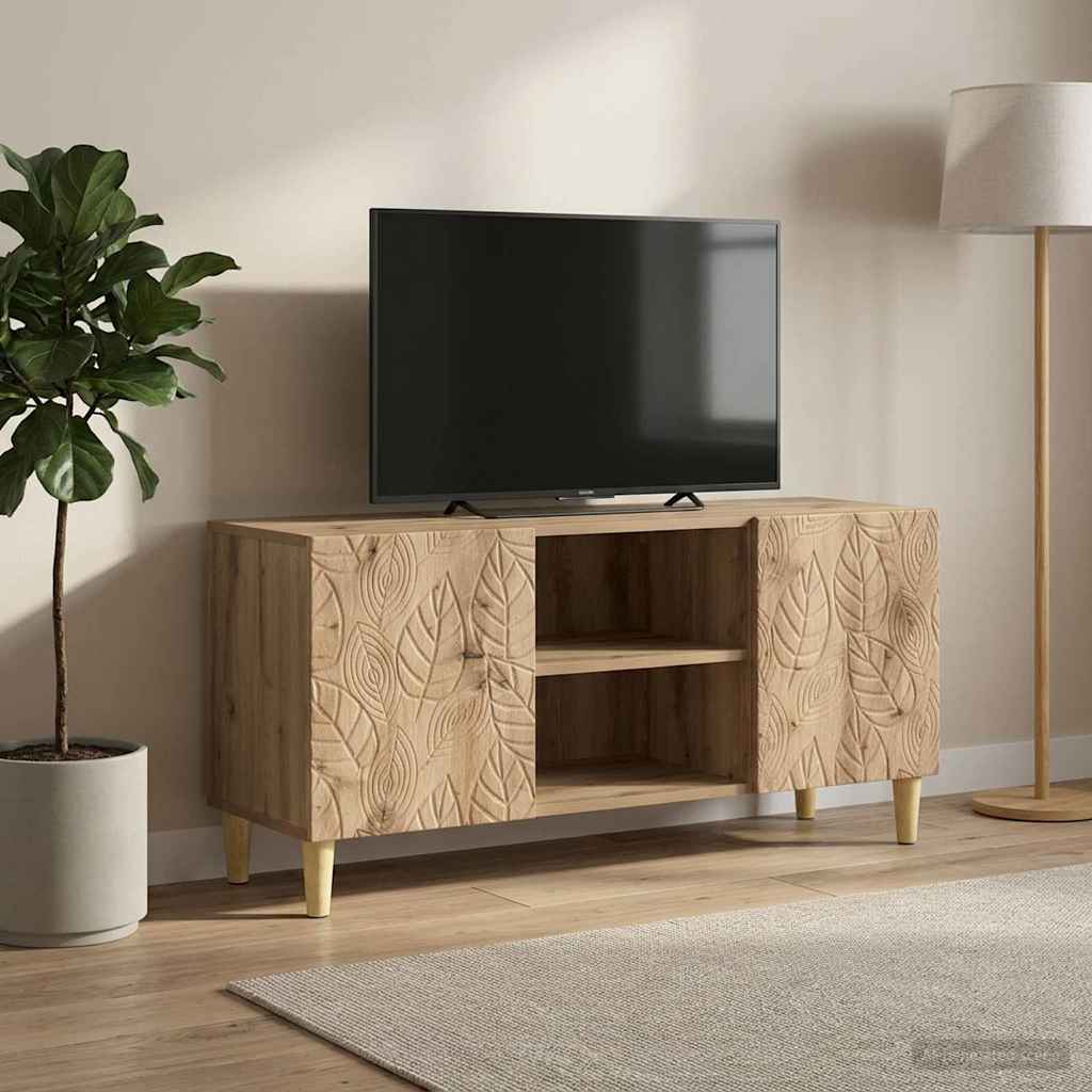 vidaXL Ντουλάπι TV 102 x 34,5 x 50 εκ. Artisan Δρυς Επεξεργασμένο Ξύλο