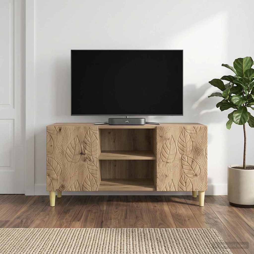 vidaXL Ντουλάπι TV 102 x 34,5 x 50 εκ. Artisan Δρυς Επεξεργασμένο Ξύλο