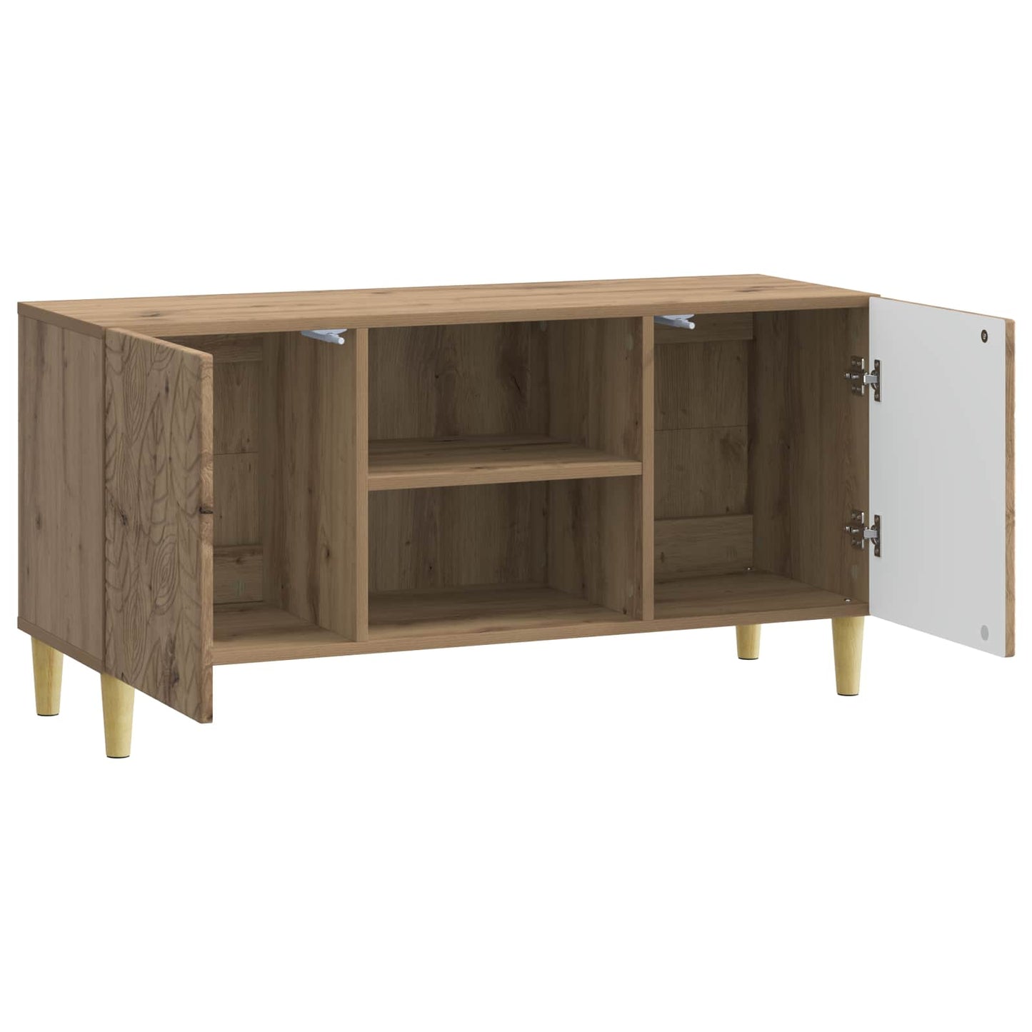 vidaXL Ντουλάπι TV 102 x 34,5 x 50 εκ. Artisan Δρυς Επεξεργασμένο Ξύλο