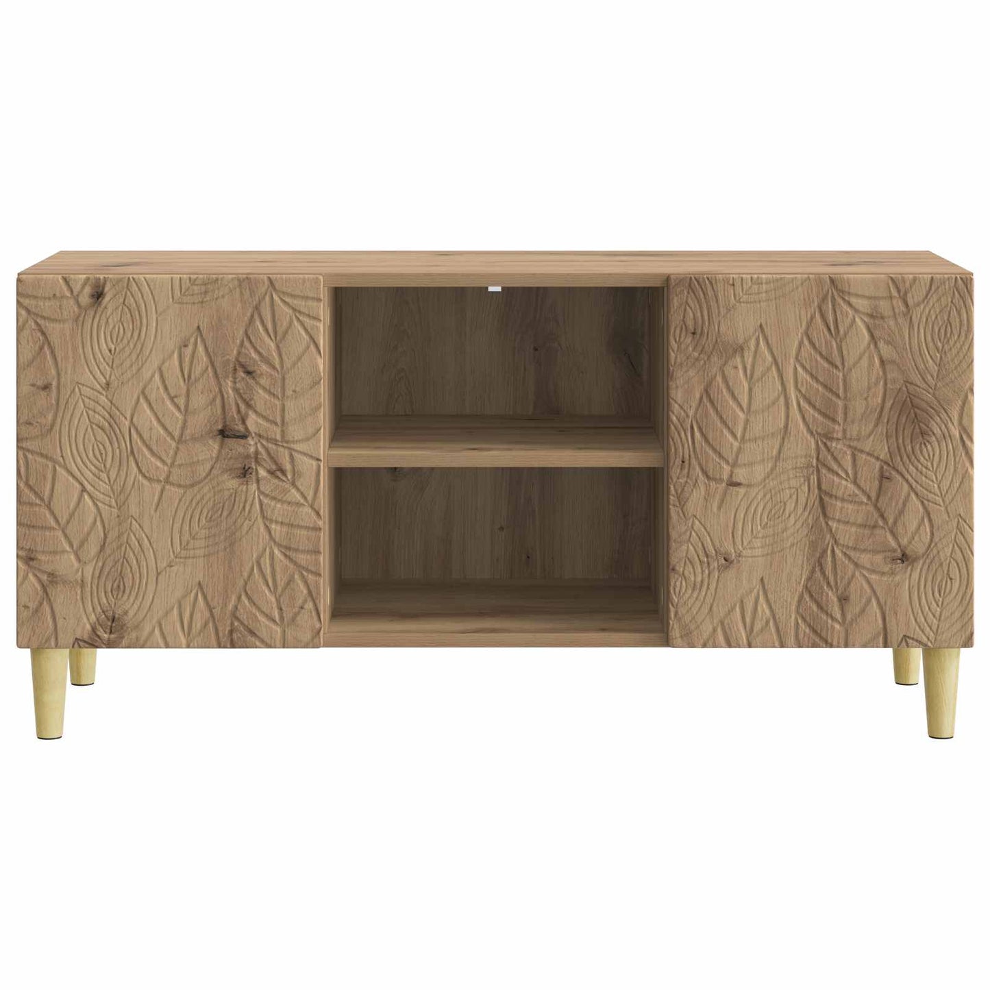 vidaXL Ντουλάπι TV 102 x 34,5 x 50 εκ. Artisan Δρυς Επεξεργασμένο Ξύλο