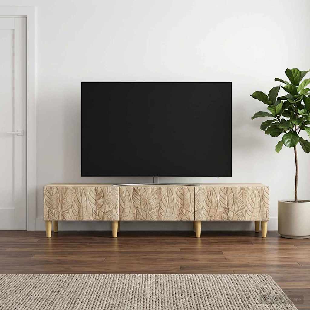 vidaXL Ντουλάπι TV 147 x 34,5 x 30 εκ Sonoma Δρυς Επεξεργασμένο Ξύλο