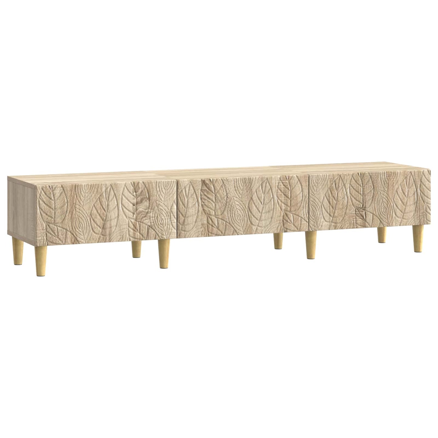vidaXL Ντουλάπι TV 147 x 34,5 x 30 εκ Sonoma Δρυς Επεξεργασμένο Ξύλο