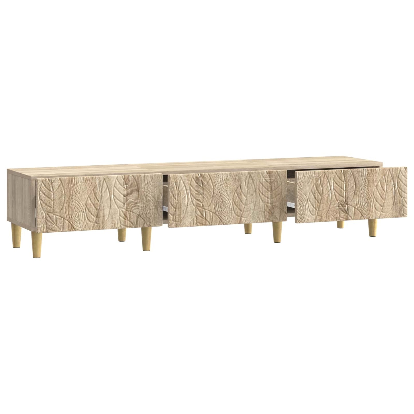 vidaXL Ντουλάπι TV 147 x 34,5 x 30 εκ Sonoma Δρυς Επεξεργασμένο Ξύλο
