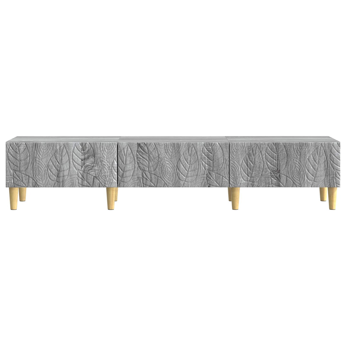 vidaXL Ντουλάπι TV 147 x 34,5 x 30 εκ Γκρι Sonoma Επεξεργασμένο Ξύλο