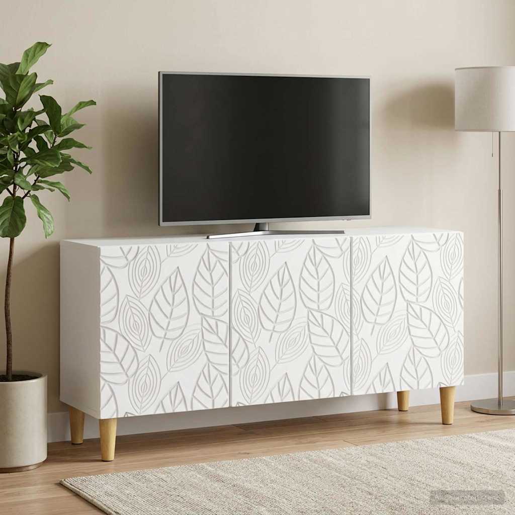 vidaXL Ντουλάπι TV 99 x 34,5 x 50 εκ. Λευκό Επεξεργασμένο Ξύλο