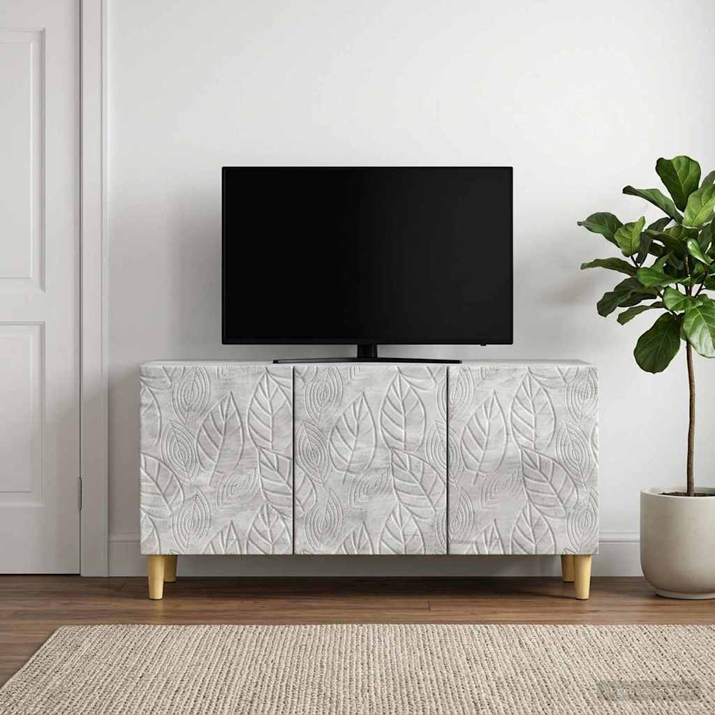 vidaXL Ντουλάπι TV 99 x 34,5 x 50 εκ. Γκρι Σκυροδέματος