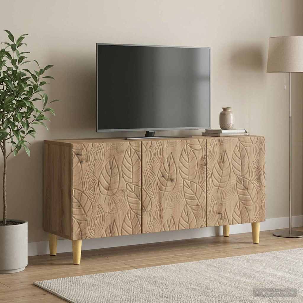 vidaXL Ντουλάπι TV 99 x 34,5 x 50 εκ. Artisan Δρυς Επεξεργασμένο Ξύλο