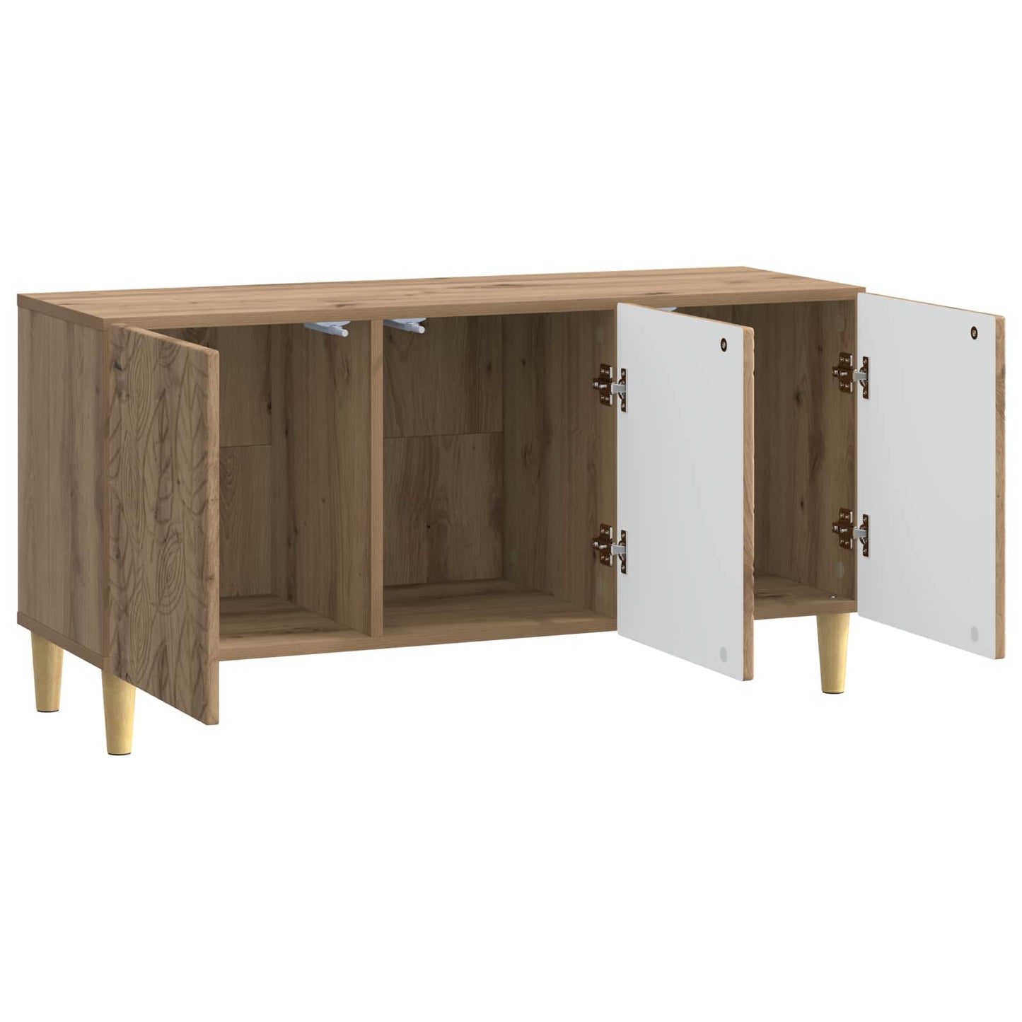 vidaXL Ντουλάπι TV 99 x 34,5 x 50 εκ. Artisan Δρυς Επεξεργασμένο Ξύλο