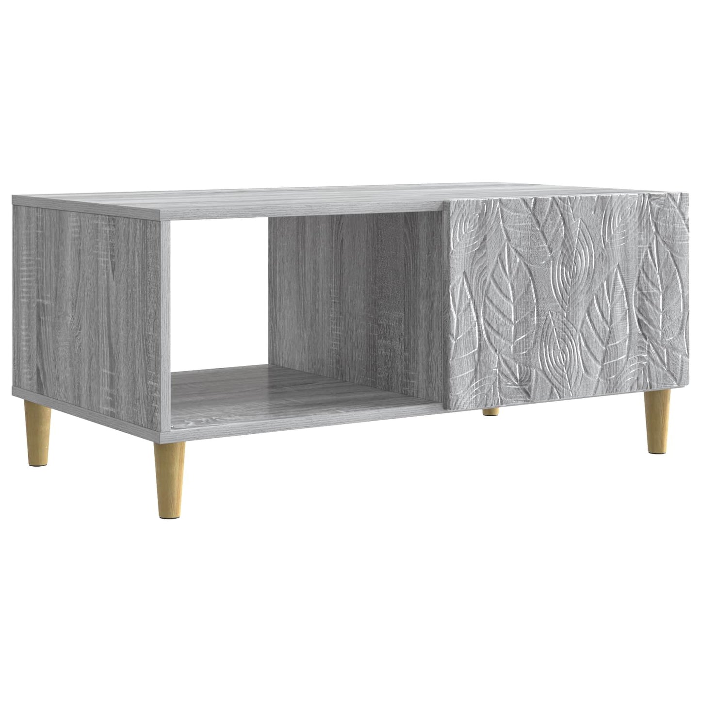 vidaXL Τραπεζάκι σαλονιού Γκρι Sonoma 90 x 50 x 40 cm