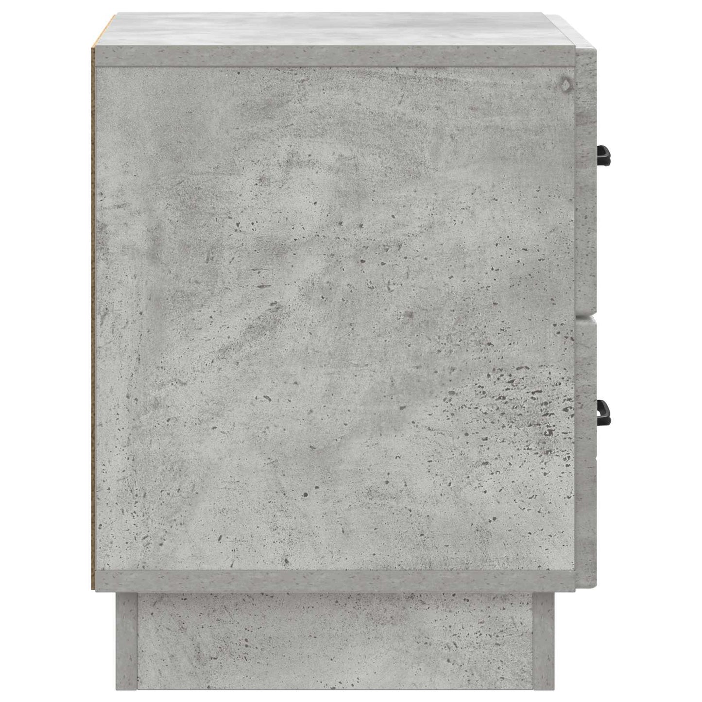 vidaXL Κομοδίνο με συρτάρι Γκρι Σκυροδέματος 43 x 34,5 x 44,5 εκ
