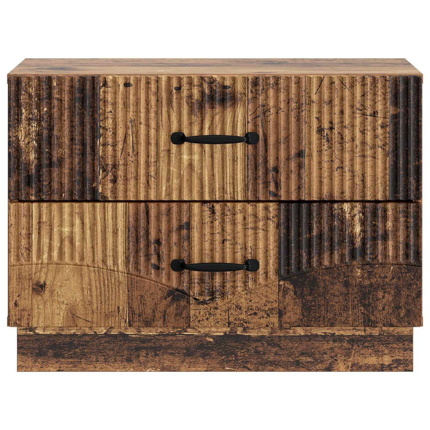 vidaXL Κομοδίνο Παλαιωμένο ξύλο 62 x 34,5 x 44,5 εκ Επεξεργασμένο Ξύλο