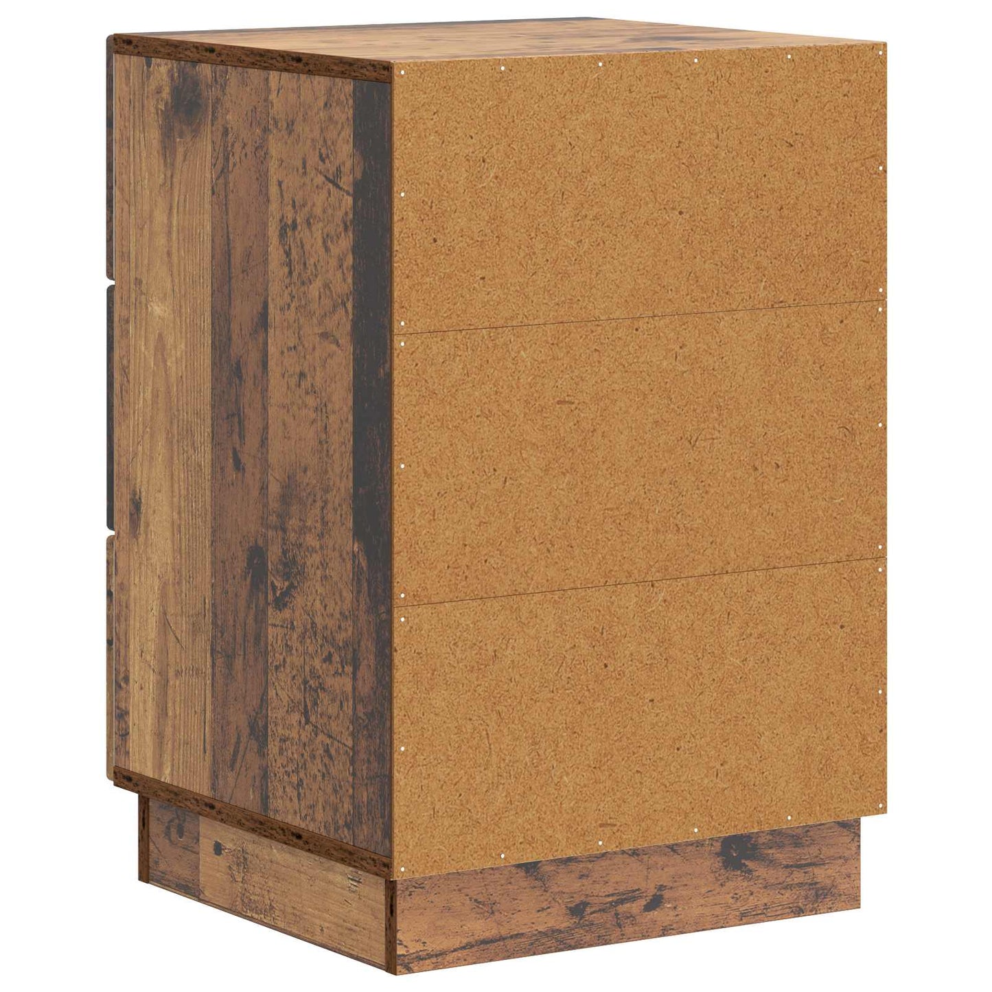 vidaXL Κομοδίνο Παλαιωμένο ξύλο 43 x 41 x 63,5 εκ. Επεξεργασμένο Ξύλο
