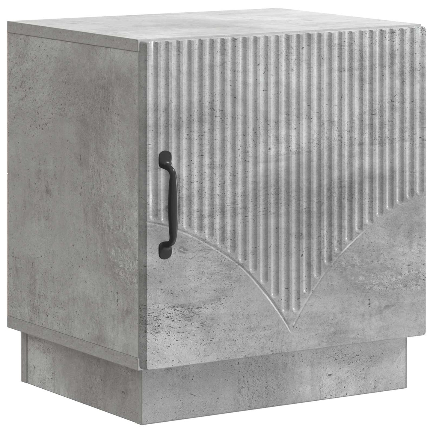 vidaXL Κομοδίνο 2 τμχ. Γκρι Μπετόν 43 x 34,5 x 47 εκ.