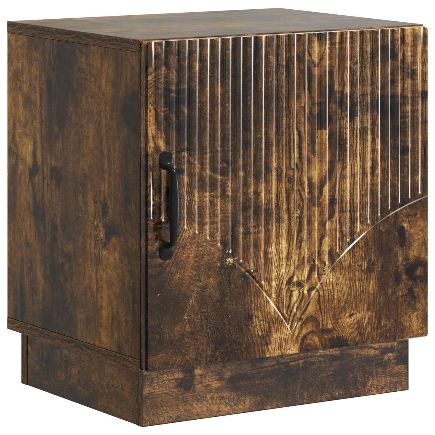 vidaXL Κομοδίνο 2 τμχ. Καπνισμένο Ξύλο Δρυός 43 x 34,5 x 47 εκ.